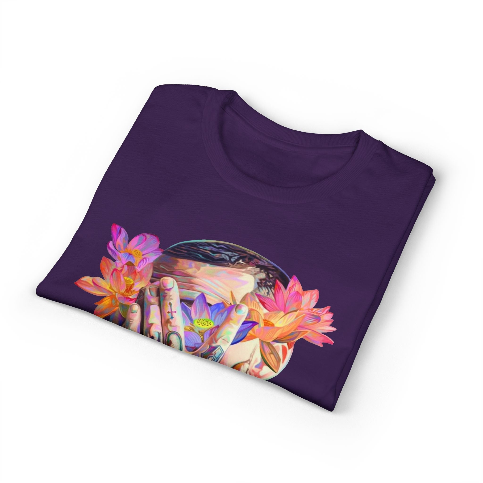 Floral Masked Portrait T-Shirt