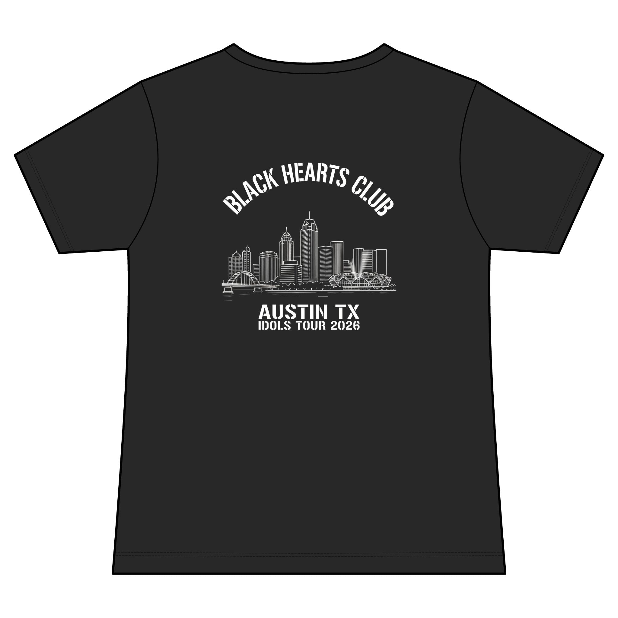 Black Hearts Club Women's Fan Favorite V-Neck Tee
