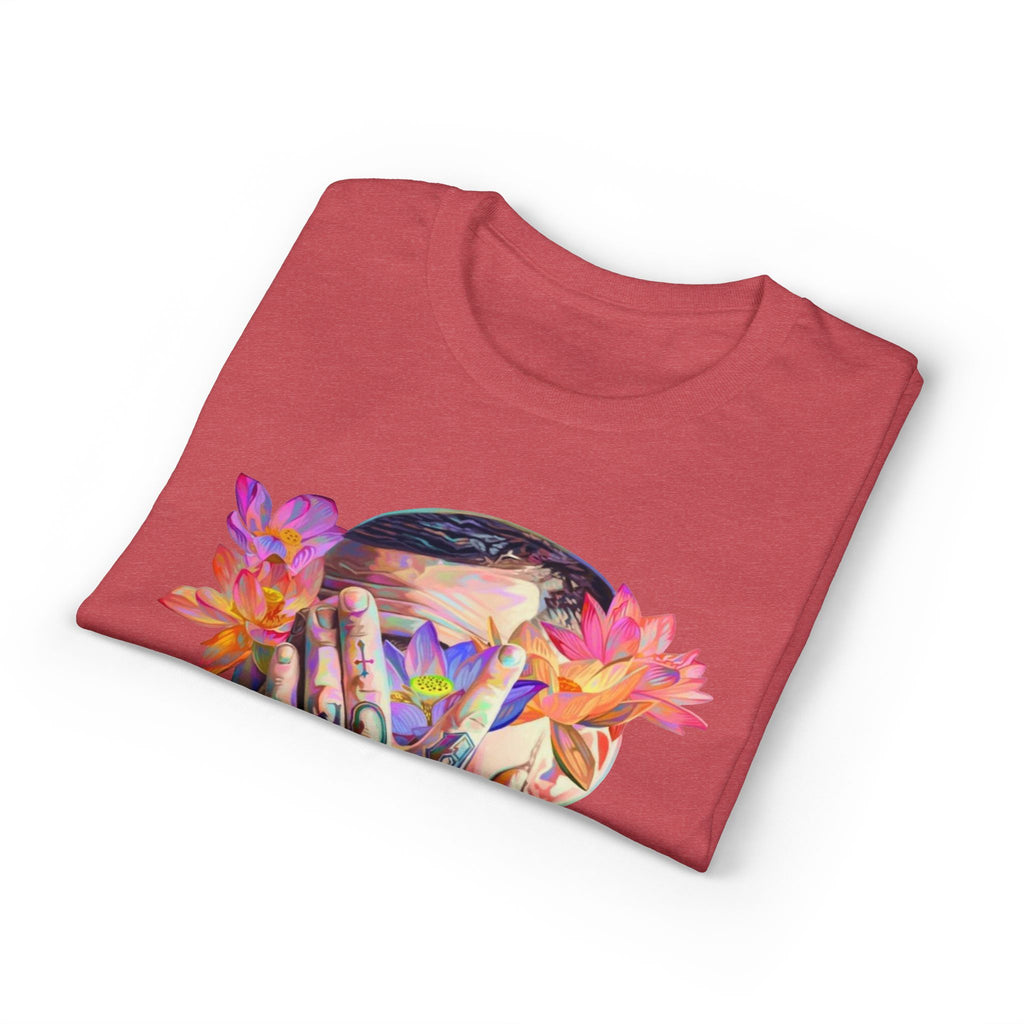 Floral Masked Portrait T-Shirt