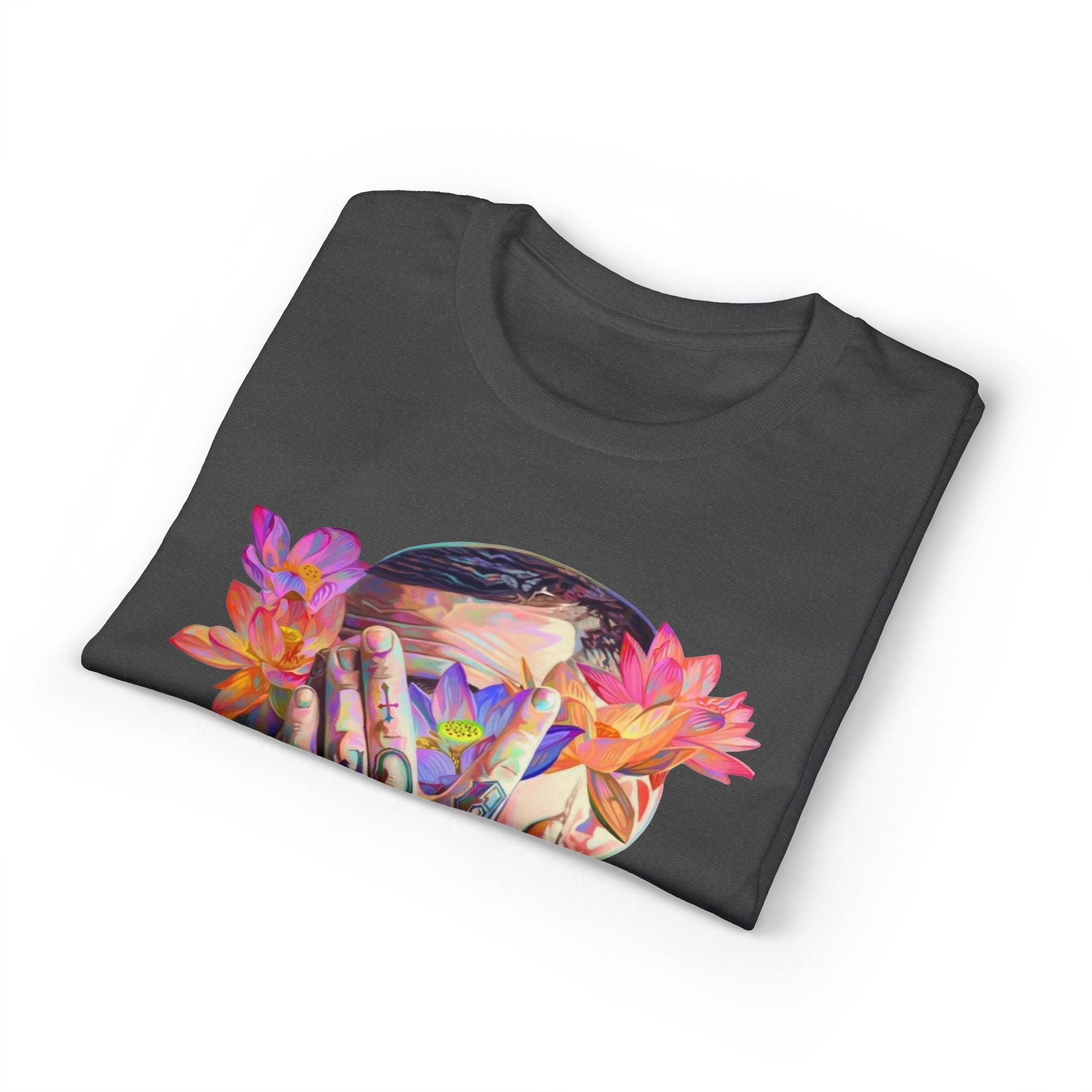 Floral Masked Portrait T-Shirt
