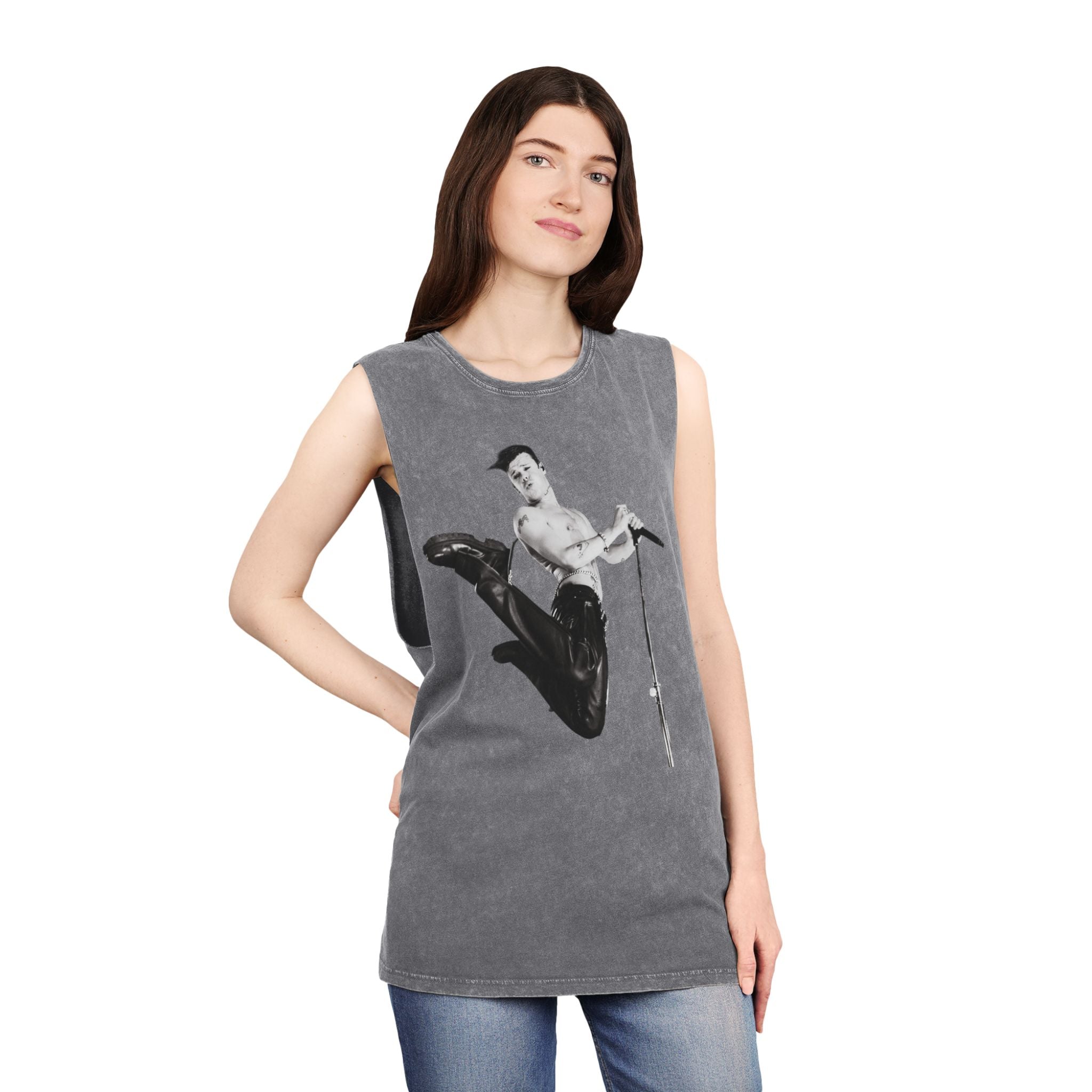 Unisex Stonewash Tank Top